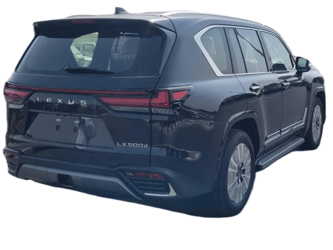 Lexus LX 500 ECTCWT001 - 2025 Lexus LX500d Diesel 3.3L Diesel Auto Black with Red  Interior