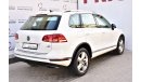 Volkswagen Touareg 3.6L SEL V6 2016 GCC DEALER WARRANTY 1 YEAR / 20000KM SERVICE CONTRACT