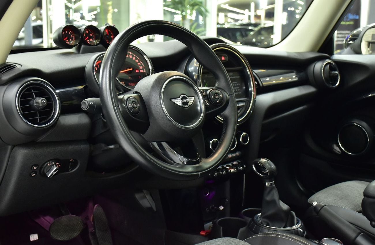 Mini Cooper EXCELLENT DEAL for our Mini Cooper ( 2017 Model ) in WhiteColor GCC Specs