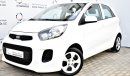 Kia Picanto 1.2L 2017 GCC SPECS WITH DEALER WARRANTY WITH 1 YEAR OR 20K SERVICE CONTRACT