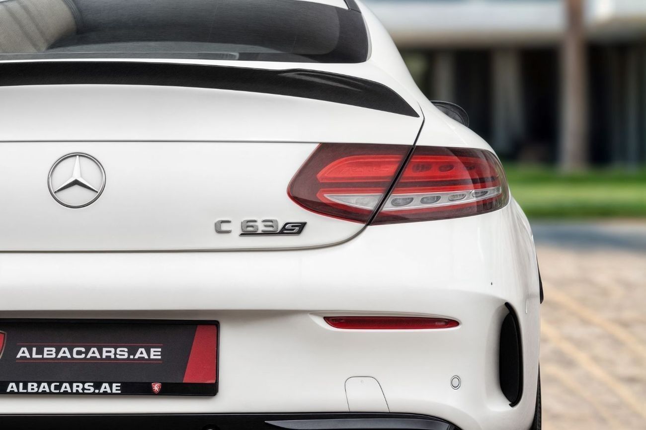 Mercedes-Benz C 63 Coupe AMG | 5,483 P.M | 0% Downpayment | C63S AMG | MERCEDES SERVICED | EXCELLENT!