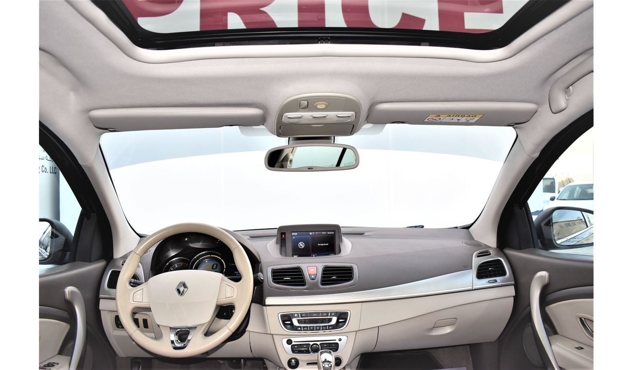 Renault Fluence AED 742 PM | 2.0L LE GCC DEALER WARRANTY