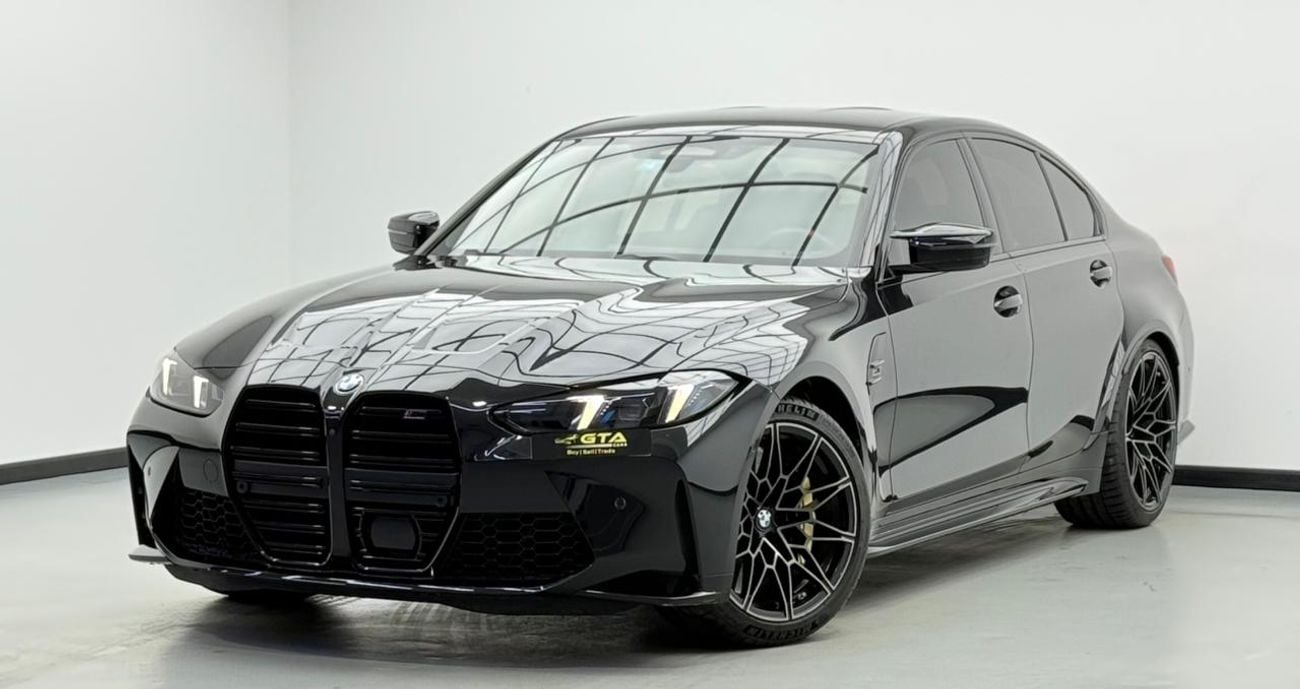 BMW M3 2025 BMW M3 Competition, 2029 BMW Warranty + Service Pack, Very Low Km, Fully Loaded, GCC