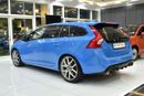 Volvo V60 POLESTAR EXCELLENT DEAL for our Volvo V60 Polestar T6 ( 2016 Model ) in Blue Color GCC Specs