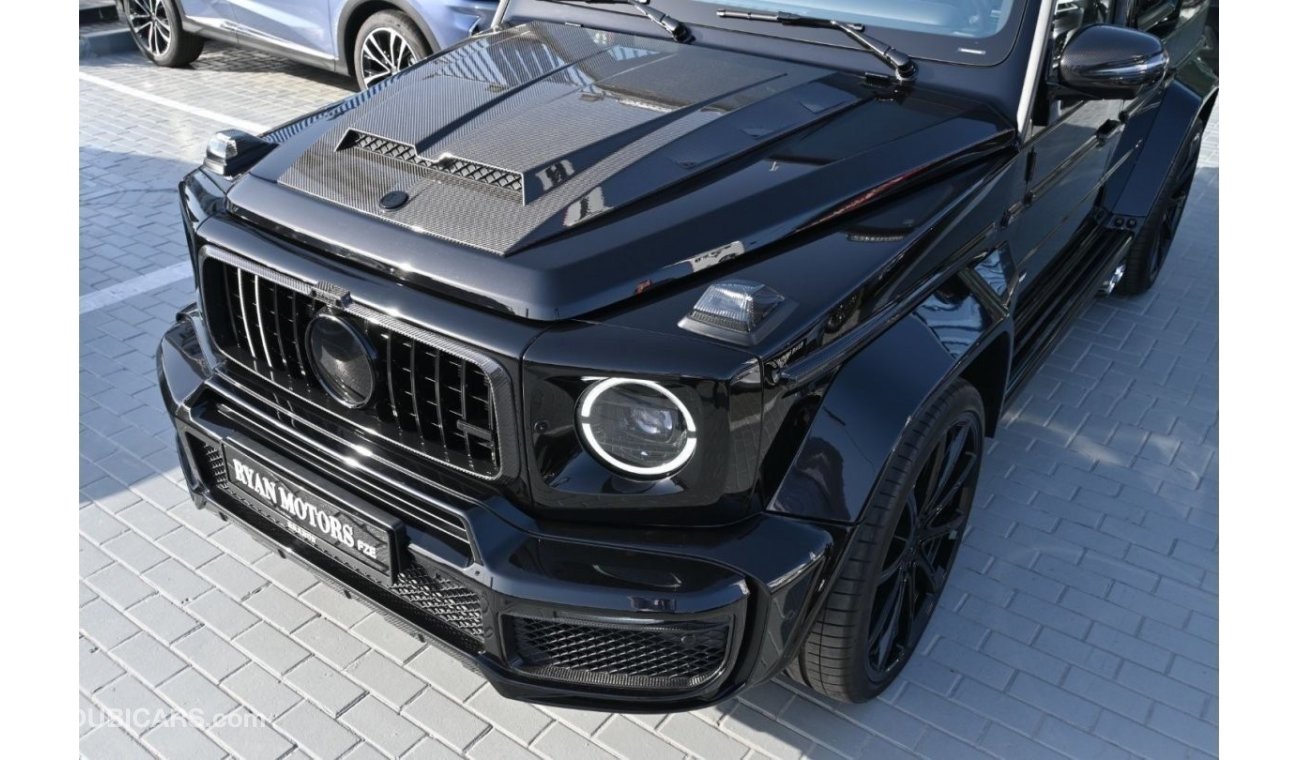 مرسيدس بنز G 63 AMG Mecedes Brabus G900 Rocket Edition, Super Black, Full Carbon Fiber Body and Interior Trim Model 2023