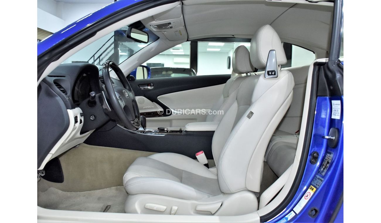 Lexus IS300 EXCELLENT DEAL for our Lexus IS 300C ( 2013 Model ) in Blue Color GCC Specs