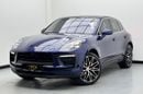 Porsche Macan 2025 Porsche Macan S, April 2028 Porsche Warranty, Porsche Service History, GCC