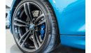 بي أم دبليو M2 2016 BMW M2 / Long-Beach-Metallic-Blue / Full BMW Service History