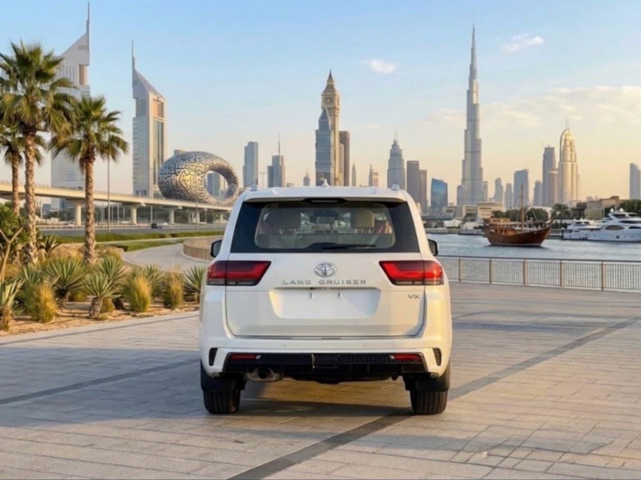 تويوتا لاند كروزر VX -V 2026 SOFTDOORS RADAR MODELISTA BODY KIT WHITE BIEGE