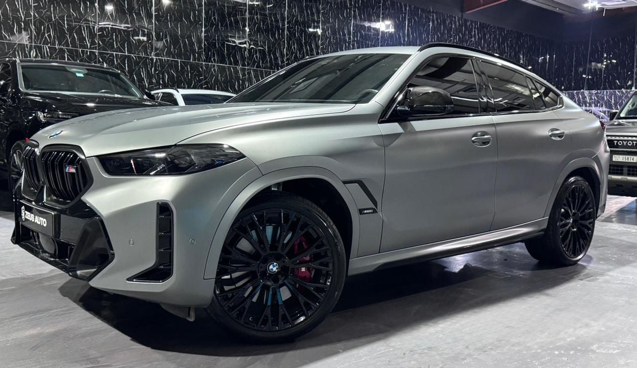 BMW X6 M60i  4.4 L,530hp,GCC,Low Mileage,Excellent,BMW Warranty & Service Till March 2030