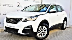 Peugeot 3008 1.6L ACTIVE 2019 GCC SPECS UNDER AGENCY WARRANTY UP TO 2023 OR 100,000 KM