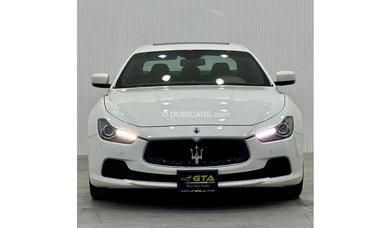Maserati Ghibli Std 2015 Maserati Ghibli, Service Pack Available, Low kms, GCC Specs