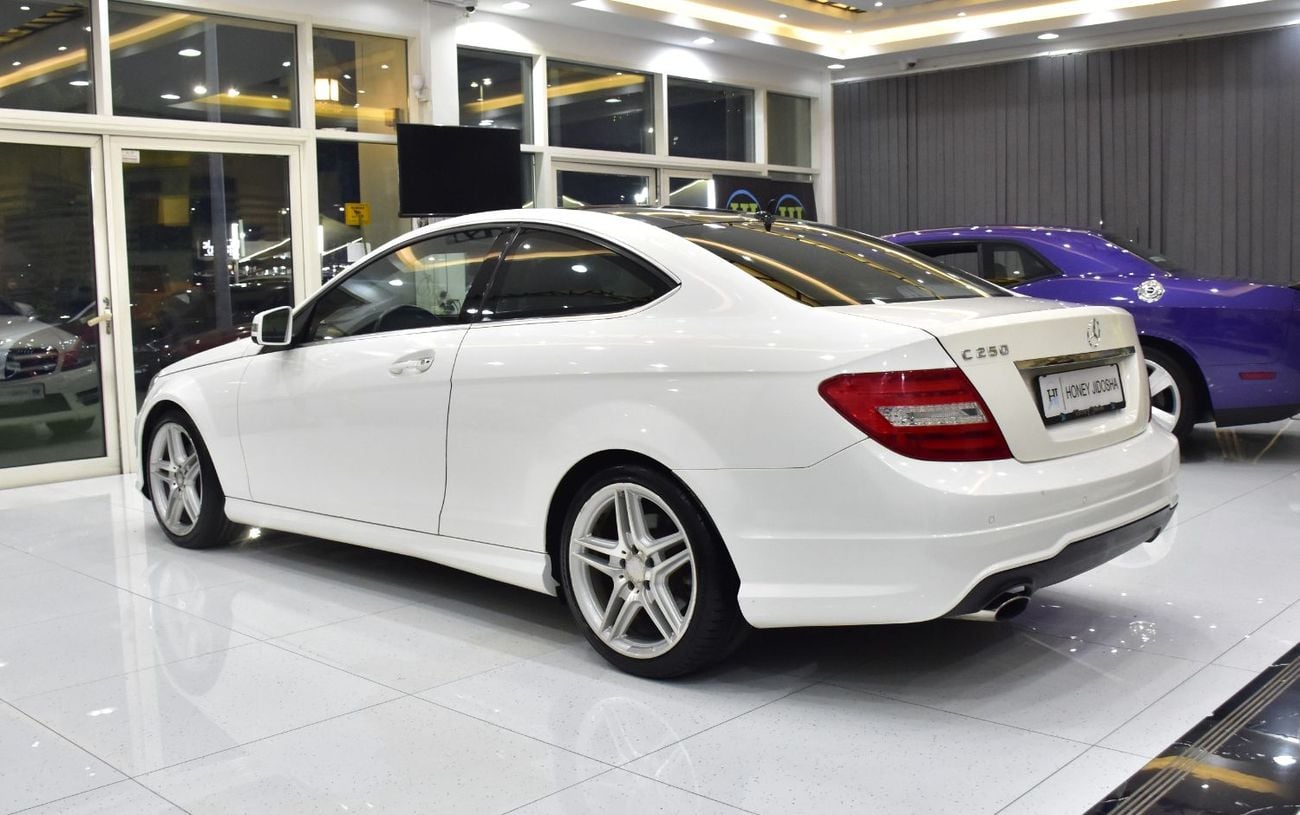 Mercedes Benz C250 CGI EXCELLENT DEAL for our Mercedes Benz C250 Coupe ( 2015 Model ) in White Color GCC Specs