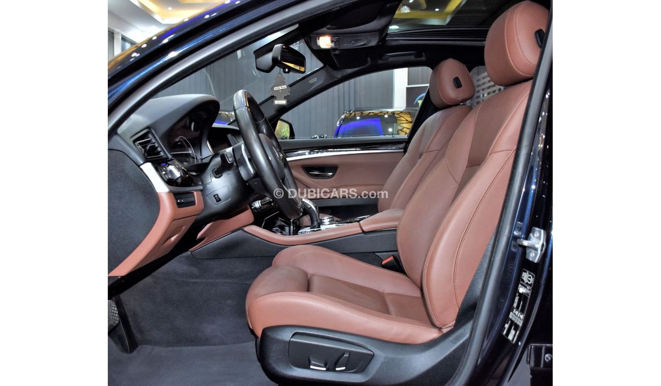 بي أم دبليو 528i EXCELLENT DEAL for our BMW 528i M-Kit ( 2015 Model ) in Dark Blue Color GCC Specs