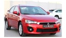 Mitsubishi Lancer GLS Mitsubishi Lancer 2017 GCC in excellent condition