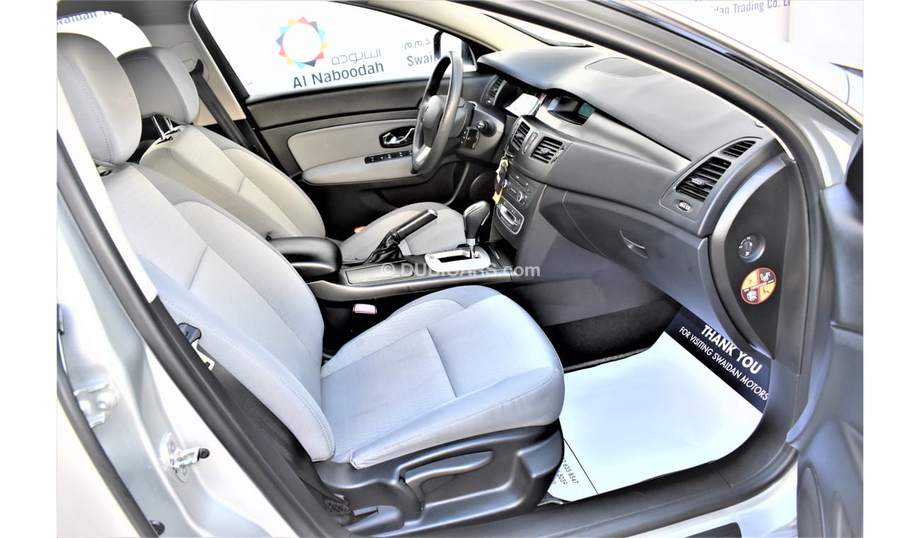 Renault Safrane 2.5L V6 PE 2016 GCC SPECS DEALER WARRANTY