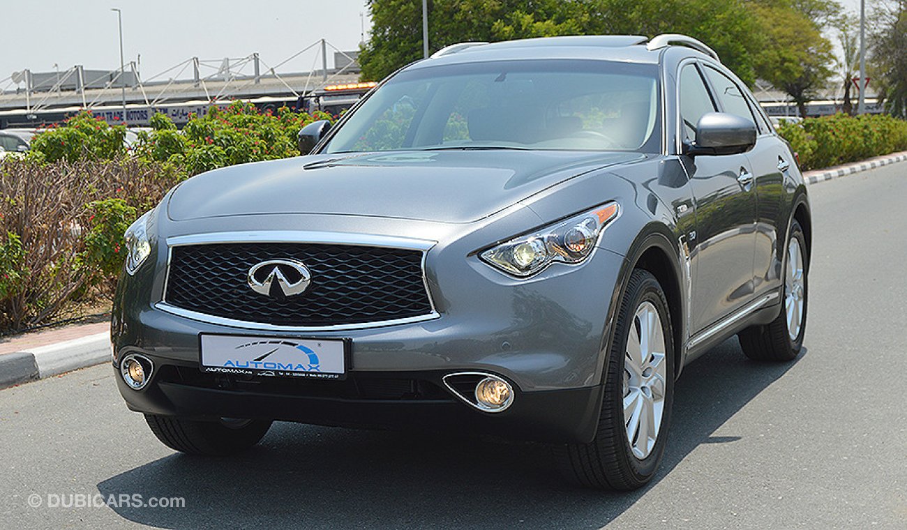 Infiniti QX70 3.7L V6 AWD, GCC, 0km w/ 5Yrs or 200K km WTY + 2Yrs or 50K km Service from Dynatrade