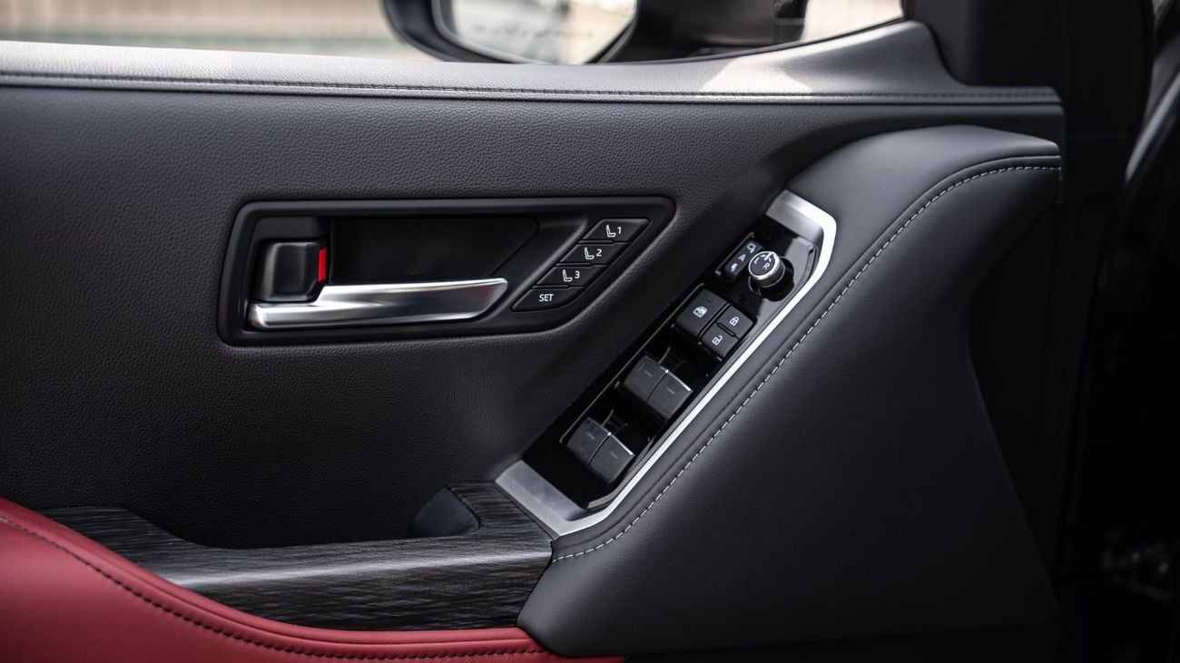 تويوتا لاند كروزر GRS 3.5L - Attitude Black-GR-S Black Inside Dark Red | Export Only