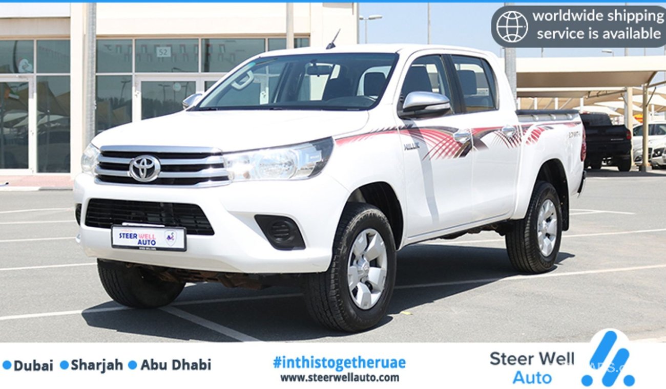 Toyota Hilux 4X4 DUAL CABIN FULLY AUTOMATIC PICKUP WITH GCC SPEC