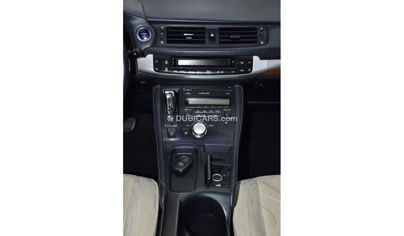 Lexus CT 200h EXCELLENT DEAL for our Lexus CT200 HYBRID ( 2012 Model ) in White Color GCC Specs