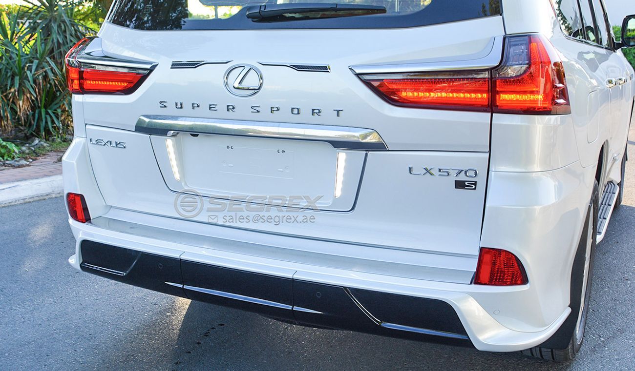 Lexus LX 570 5.7 SUPER SPORT ,RADAR , BLIND SPOT AVAILABLE IN COLOR FOR EXPORT ONLY