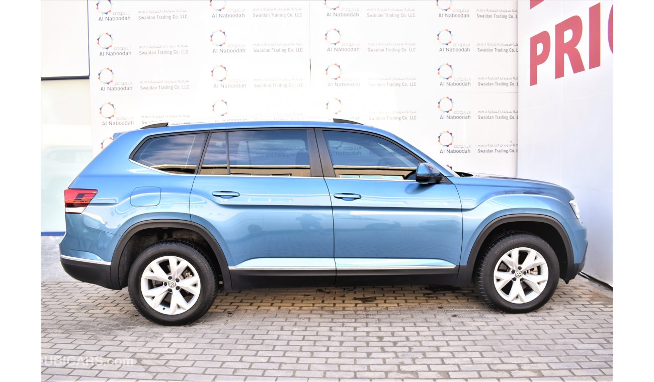 Volkswagen Teramont AED 3134 PM | 3.6L SE V6 AWD 4 MOTION 2019 GCC DEALER WARRANTY