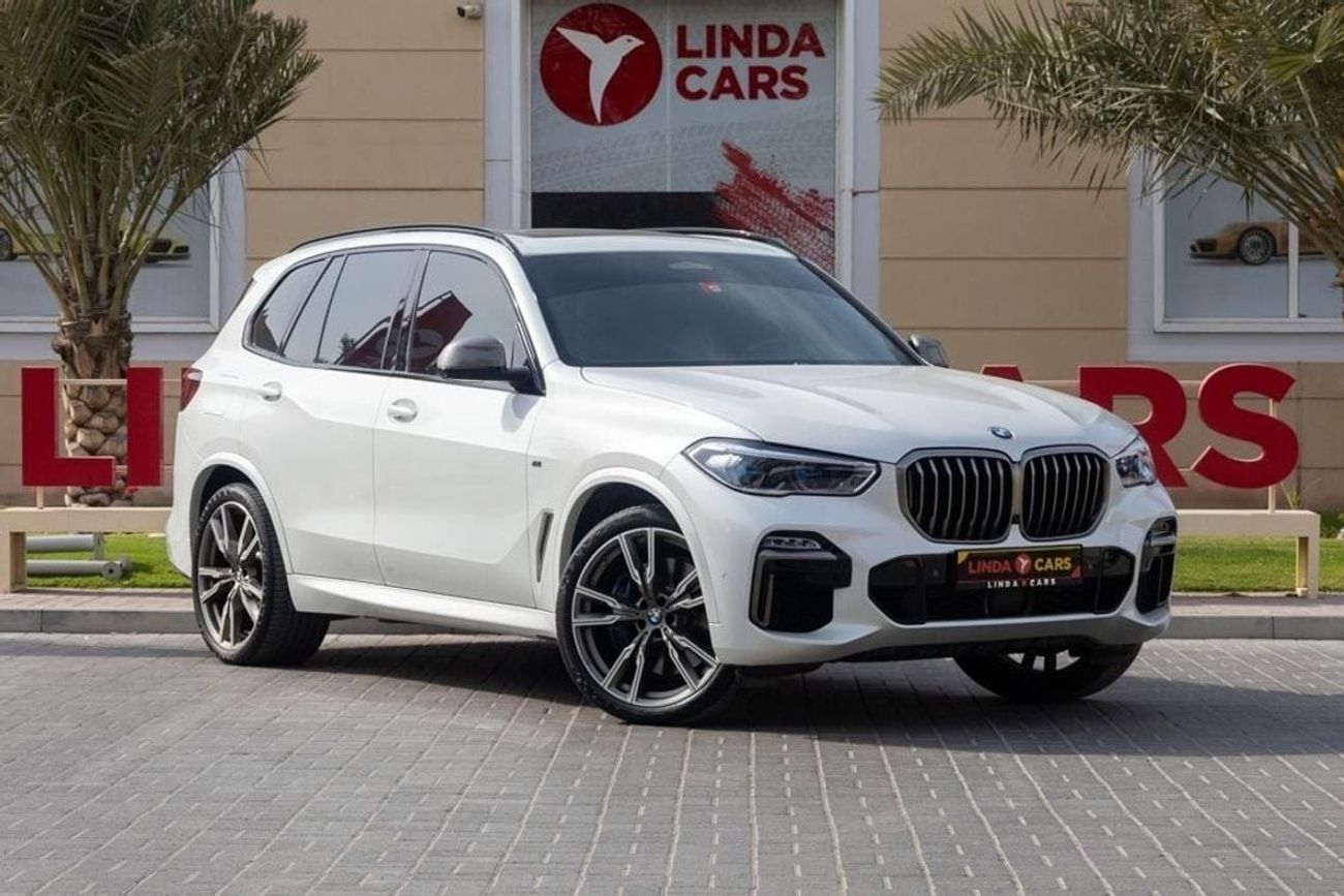 بي أم دبليو X5 50i M Sport 4.4L BMW X5 M50i M-Sport 2021 GCC under Agency Warranty and Service Contract with Flexib