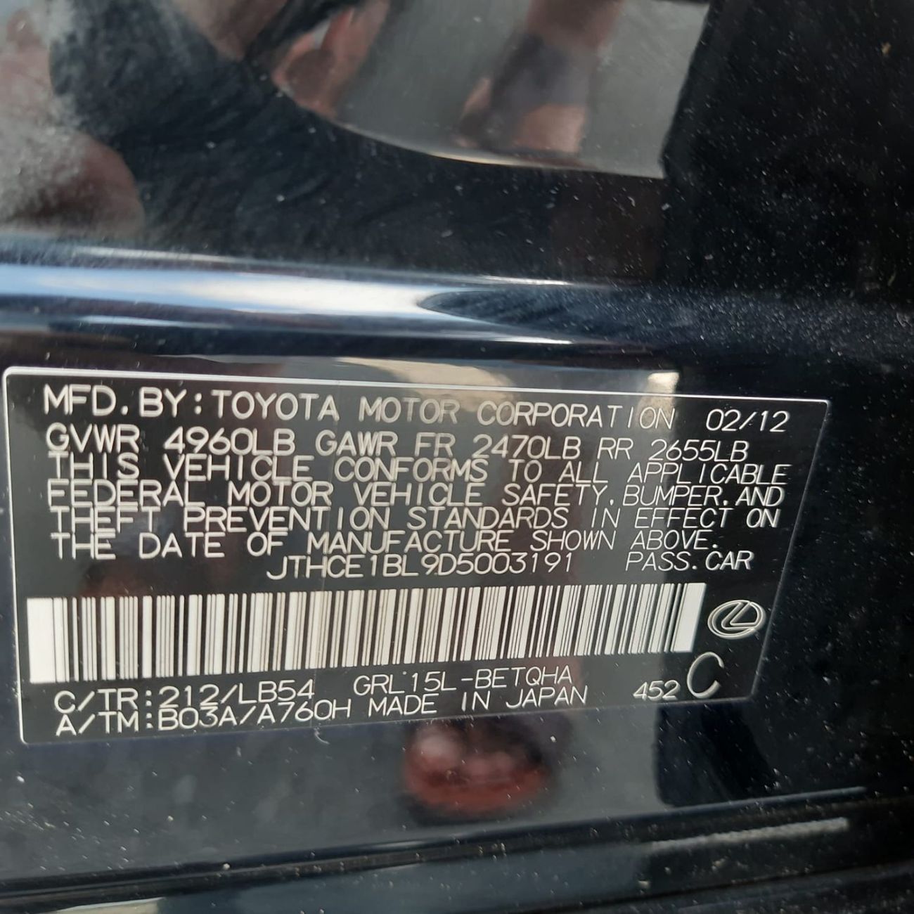 Lexus GS350 Platinum