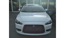 Mitsubishi Lancer 2015 WHITE GCC NO PAIN NO ACCIDENT PERFECT