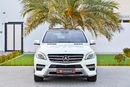 Mercedes-Benz ML 500 AMG V8 | 1,743 P.M | 0% Downpayment | Full Option | Exceptional Condition!