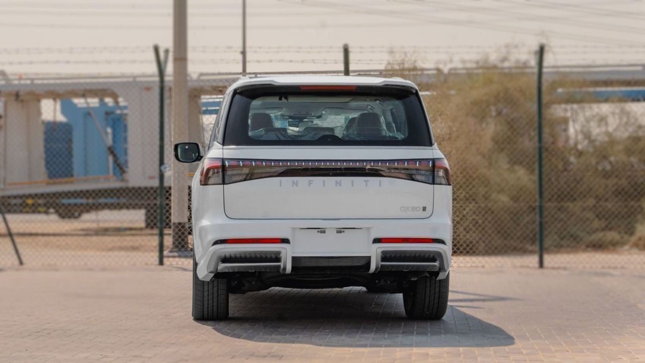 إنفينيتي QX80 2026 Infiniti QX80 Sensory 3.5L AT Petrol (White-Tan)