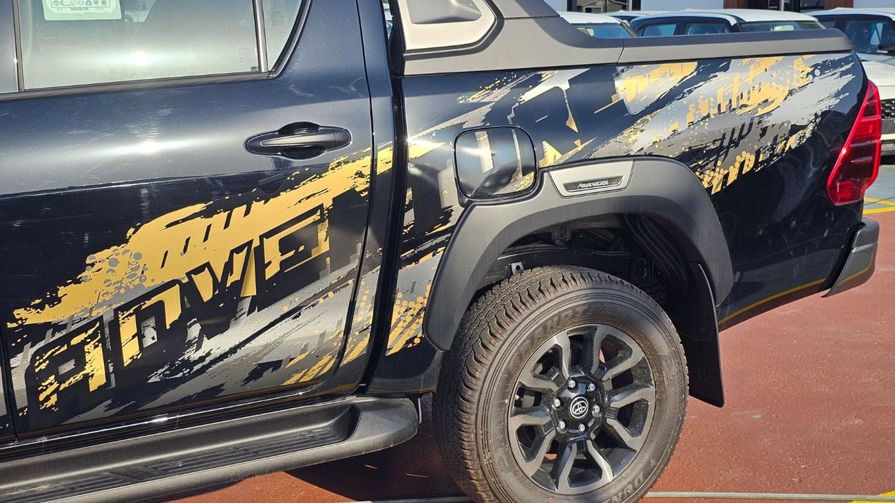 تويوتا هيلوكس 2.8 Adventure 4WD AT WITH COMPRESSOR YM2026 ATTITUDE BLACK