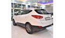 Hyundai Tucson AED 685 Per Month / 0% D.P | Hyundai Tucson 4WD 2014 Model!! in White Color! GCC Specs