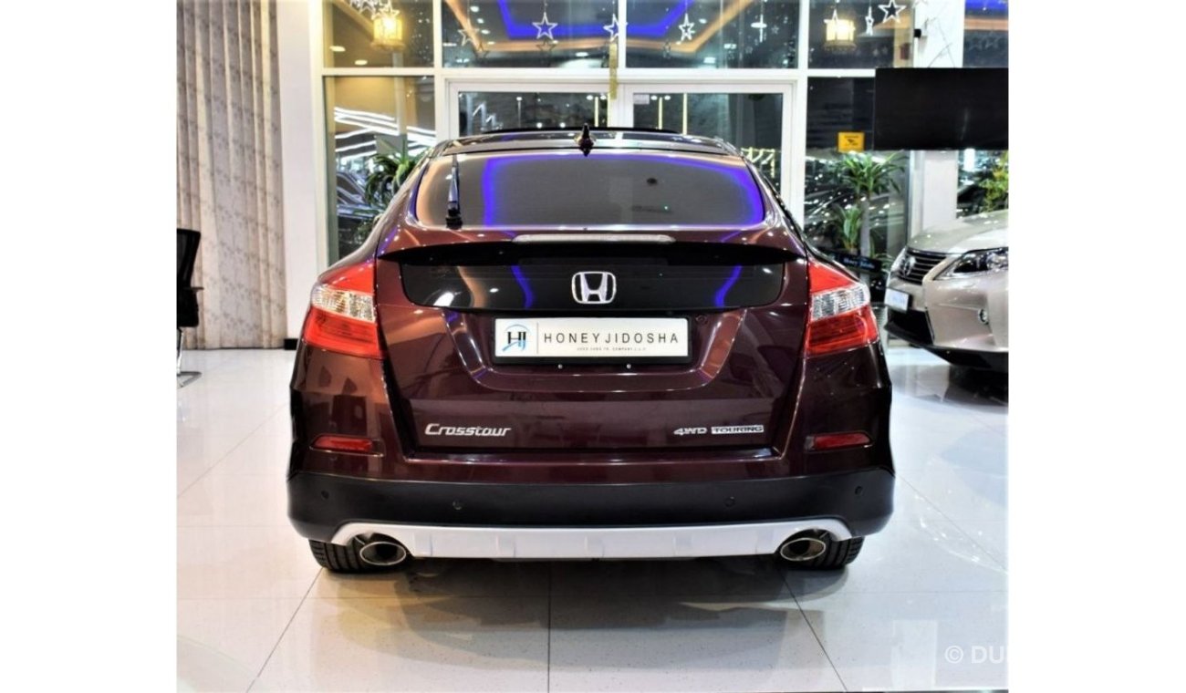 هوندا كروستور AMAZING Honda CrossTour 4WD TOURING 2014 Model!! in Maroon Color! GCC Specs