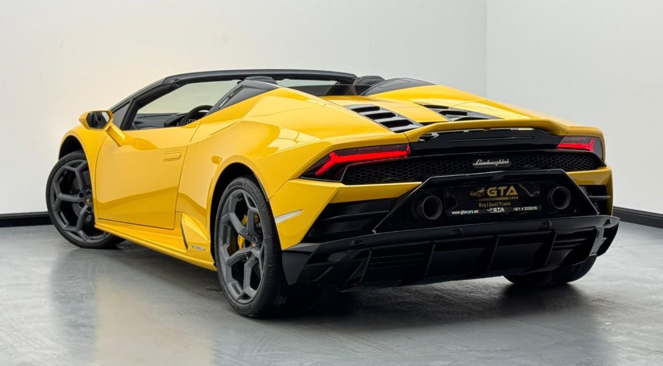 Lamborghini Huracan Evo Spyder 2023 Lamborghini Huracan Evo Spider, Lamborghini Warranty, Lamborghini Service History, GCC