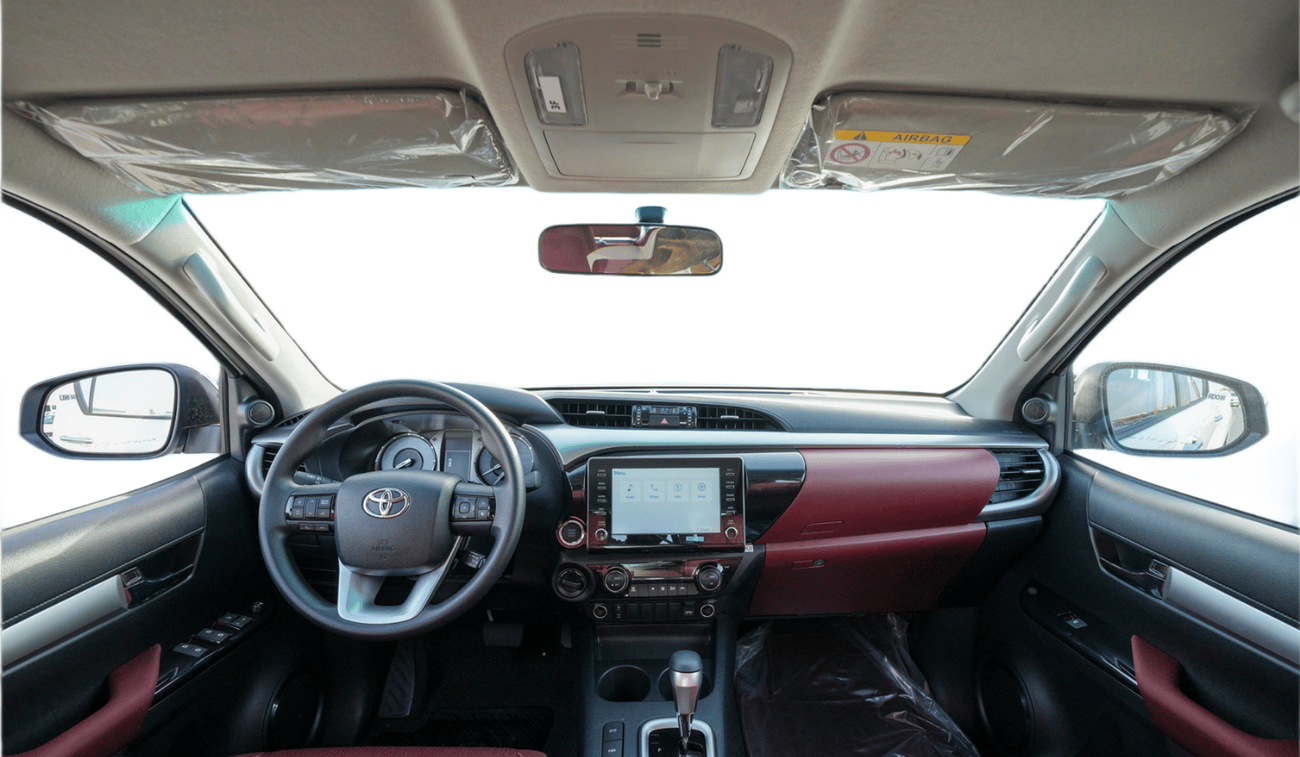 Toyota Hilux ECTP2M019 – 2025 Toyota Hilux Double Cab Pick Up GLX -  2.7L Petrol Auto – White with Red Interior –