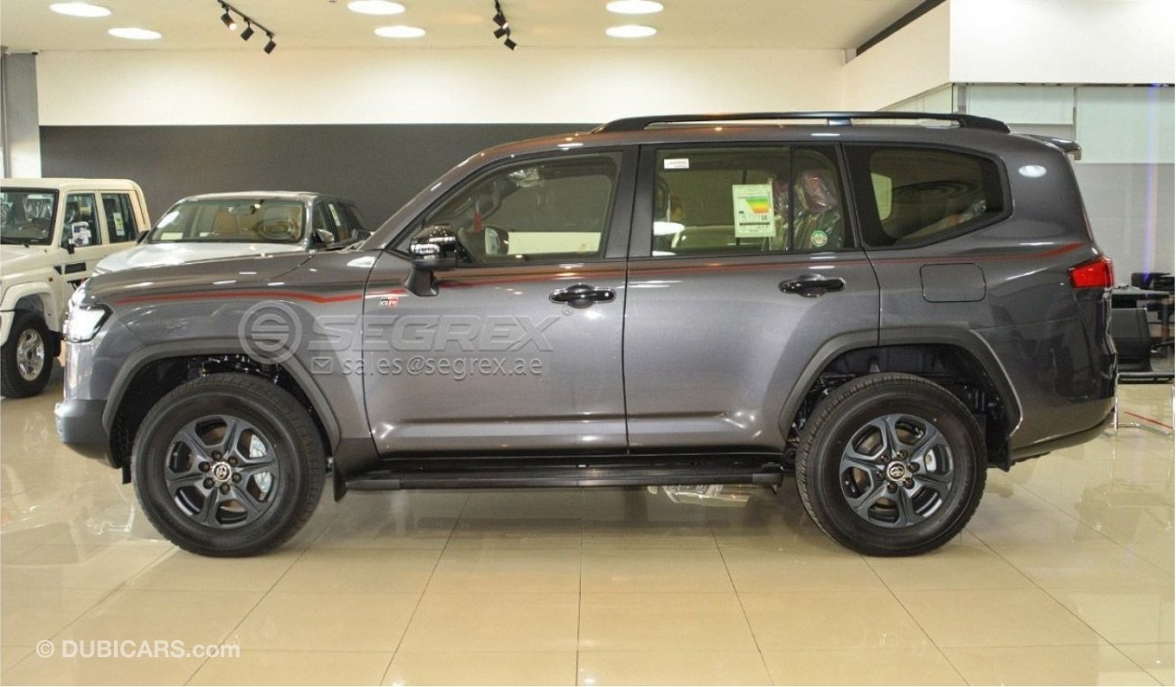 تويوتا لاند كروزر LC300 Series GR, 3.5L Petrol, 4WD A/T, with Sunroof (Export only) Grey & Black