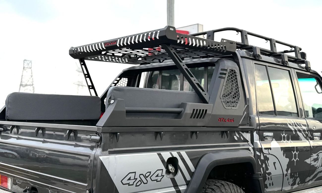 Toyota Land Cruiser Toyota landcruise pickup 2018Model Modified 2024Diesel engine 4.5 1VD colour Grey Transmission Manua