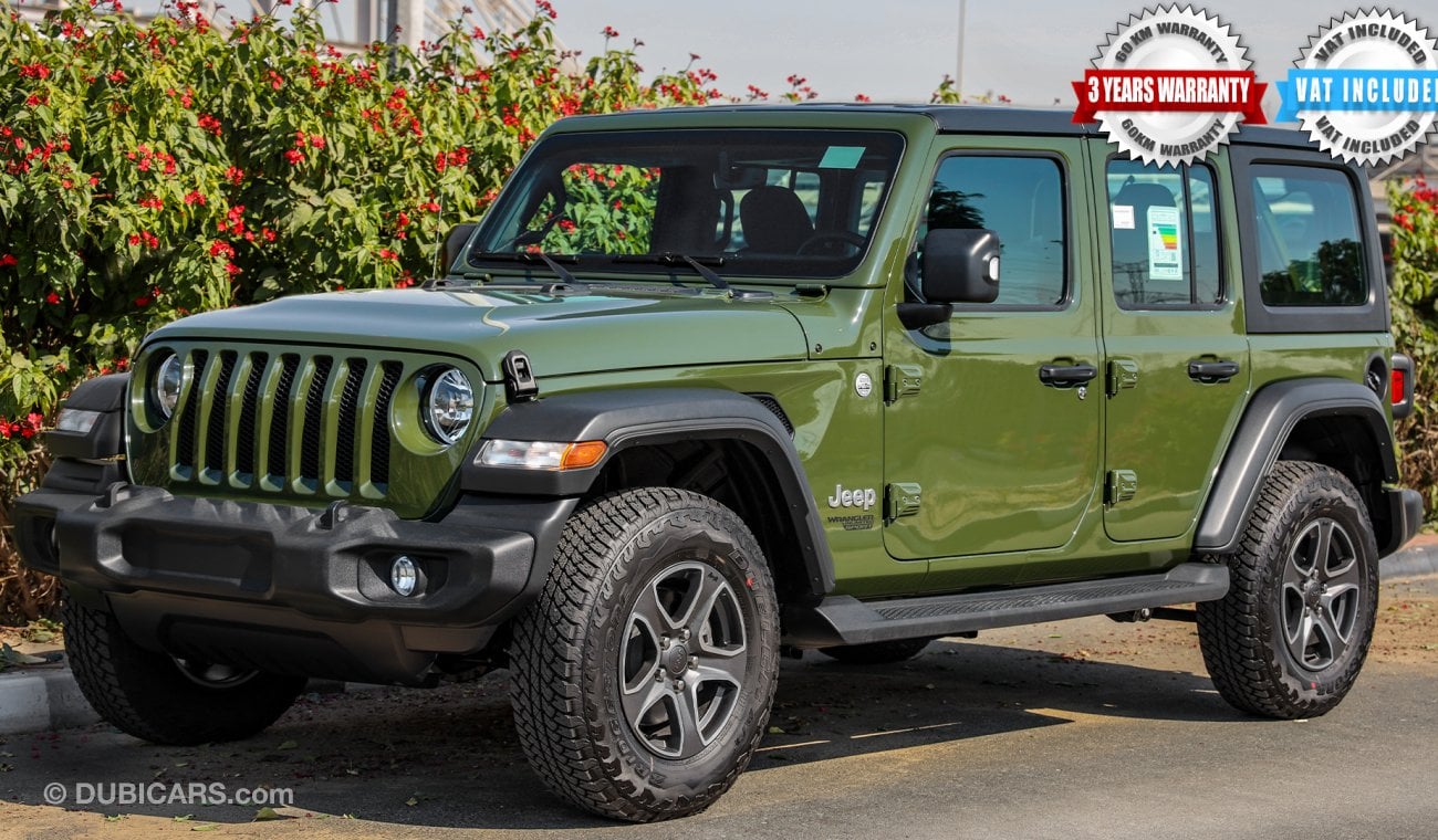 Jeep Wrangler 2021 UNLIMITED SPORT V6 3.6L W/ 3 Yrs or 60K km Warranty @ Trading Enterprises