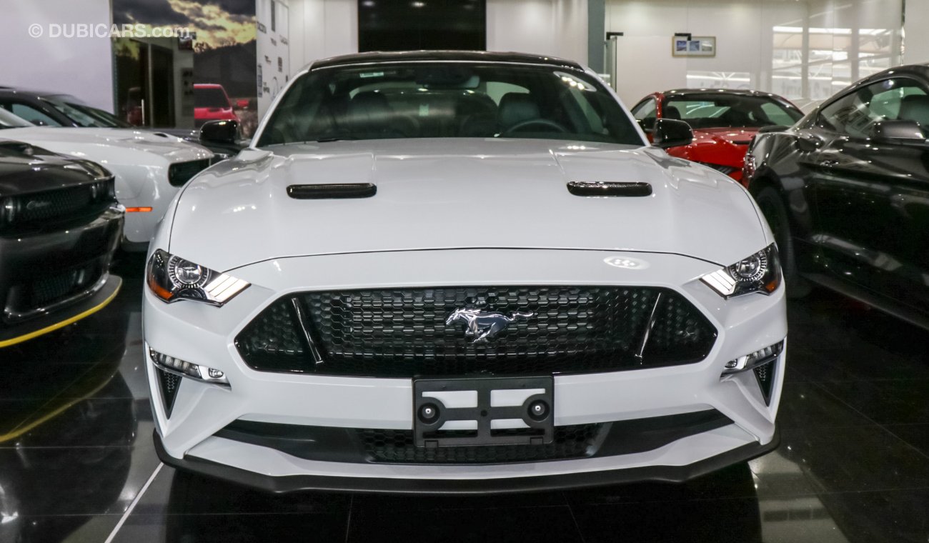 Ford Mustang 2019 GT Premium 5.0 V8 GCC, 0km w/ 3Yrs or 100K km Warranty + 60K km Service @ Al Tayer