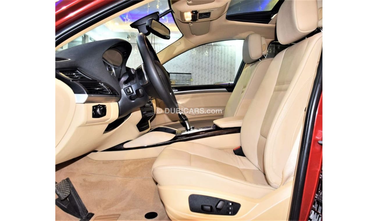 BMW X6 ( ONLY 53000KM ) AMAZING BMW X6 2014 Model!! in Maroon Color! GCC Specs
