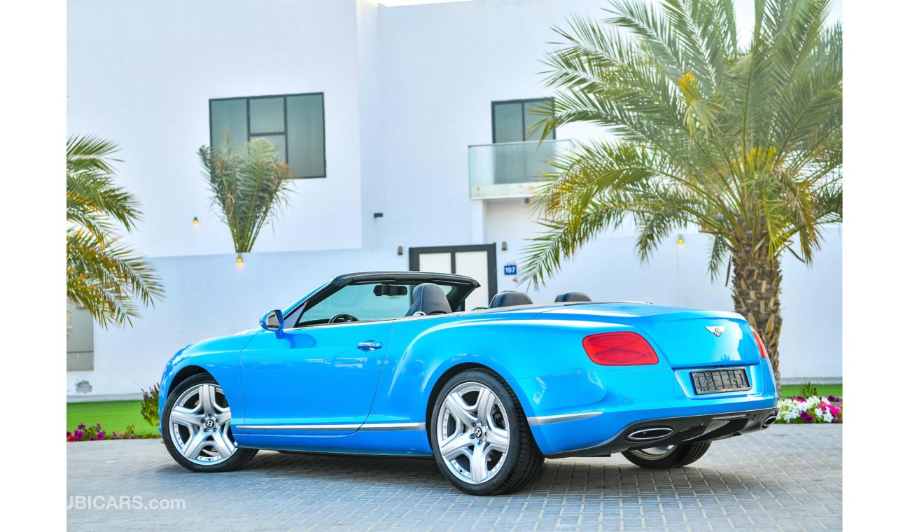 Bentley Continental GTC W12 + Mulliner Edition - AED 5,676 PM! - 0% DP