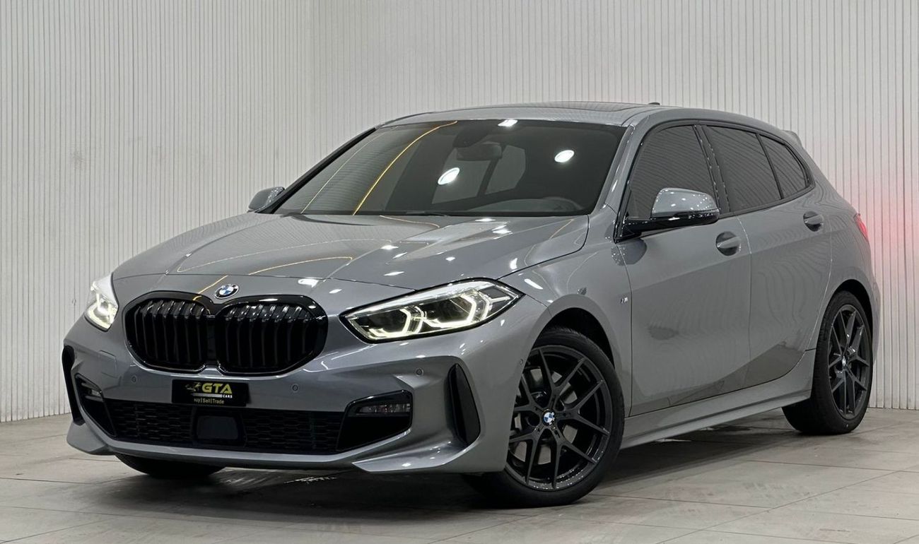 BMW 120i 2022 BMW 120i M-Sport, August 2027 BMW Warranty + Service Pack, Very Low Kms, GCC