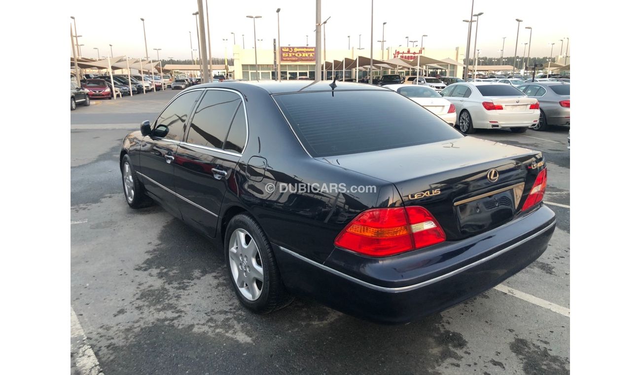 لكزس LS 430 موديل 2002 وارد امريكي فتحه سقف وكراسي جلد ومثبت سرعه وتحكم كهربي كامل