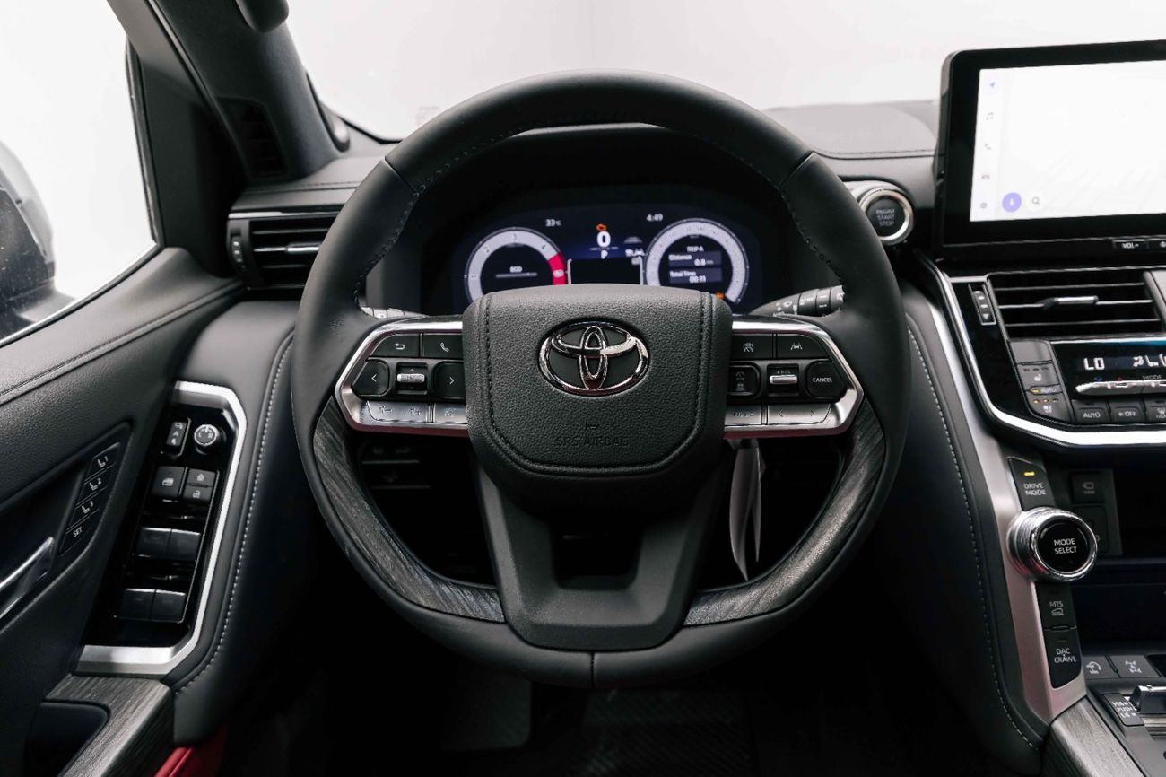 تويوتا لاند كروزر VXR 3.3L - Attitude Black Inside Black & Dark Red | Export Only