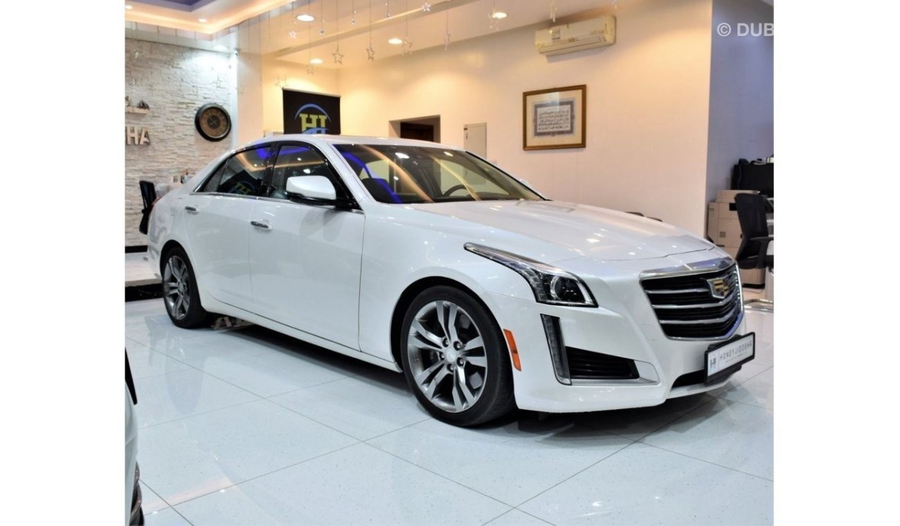 Cadillac CTS EXCELLENT DEAL for our Cadillac CTS 3.6 ( 2016 Model! ) in White Color! GCC Specs