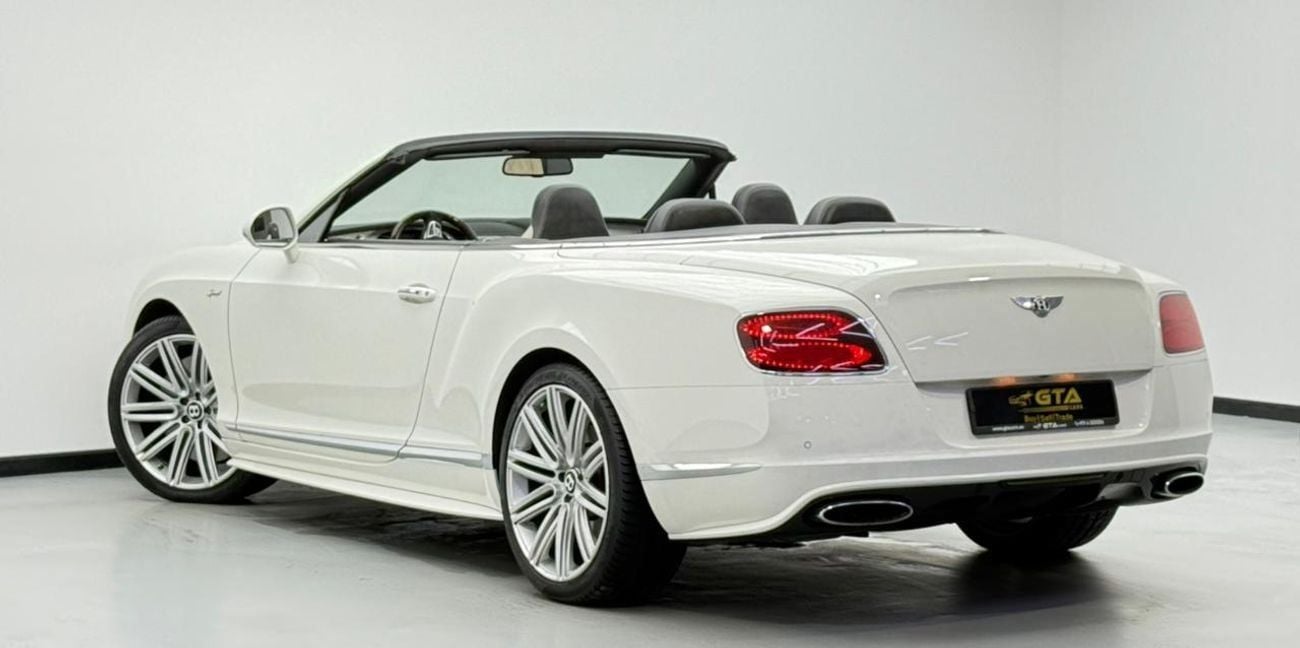 بنتلي كونتيننتال جي تي سي 2015 Bentley Continental GTC Speed Convertible, Fully Loaded, Excellent Condition, GCC