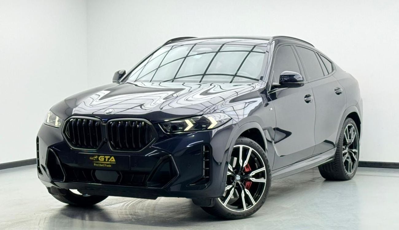 BMW X6 2025 BMW X6 xDrive40i M-Sport PRO, 2029 BMW Warranty + Service Pack, Very Low Km, Fully Loaded, GCC
