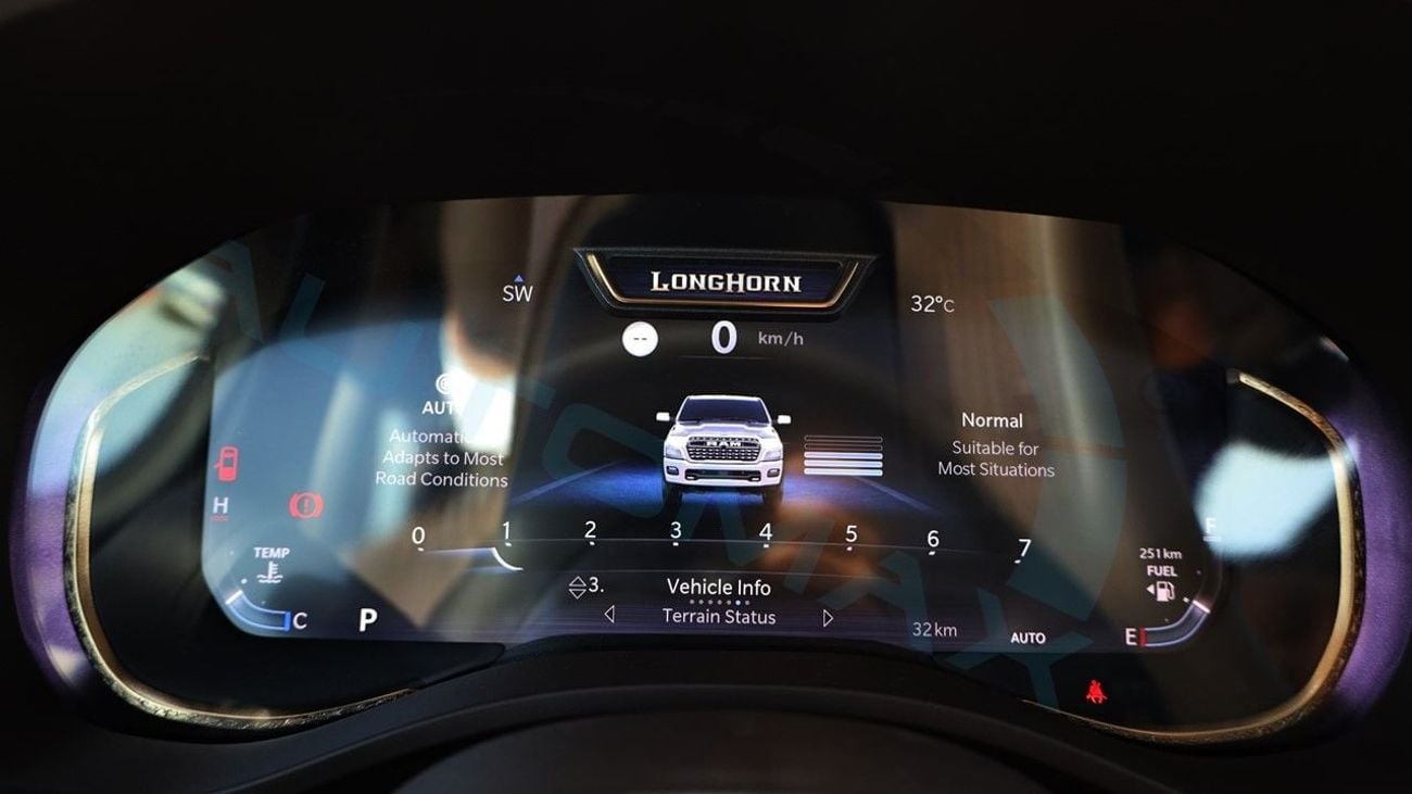 رام 1500 (For Export , НА ЭКСПОРТ) Limited Longhorn Crew Cab Hurricane H.O 3.0TT 2026 GCC Без пробега