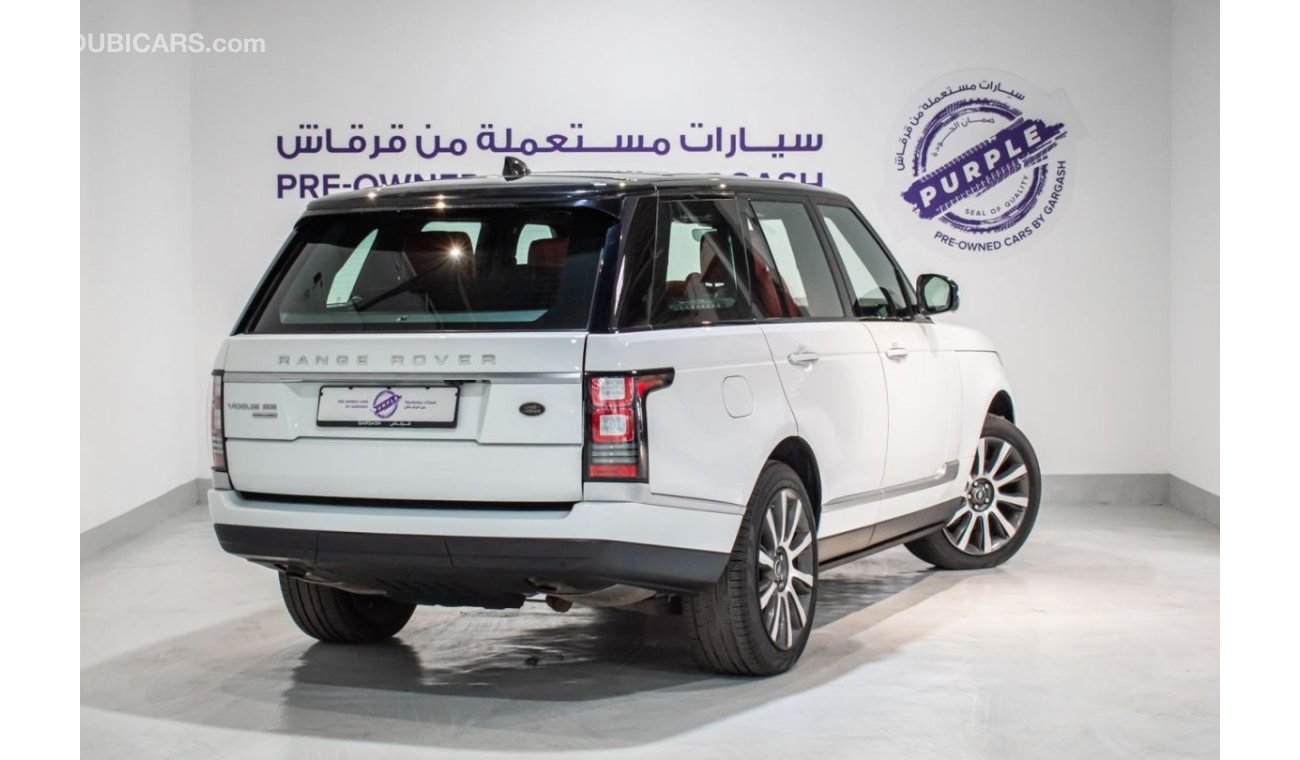 Land Rover Range Rover Vogue SE Supercharged AED 3498 PM | VOGUE SUPERCHARGED | V8 | GCC | WARRANTY